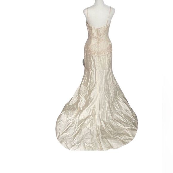 Zirc for Impressions NWT formal dress with beading, small train size 10 - Picture 2 of 15